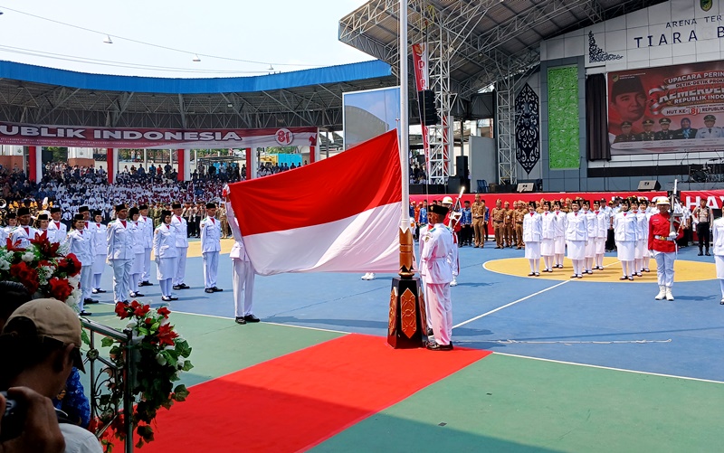 Detik-Detik Proklamasi RI ke-81 di Barito Utara Berlangsung Khidmat