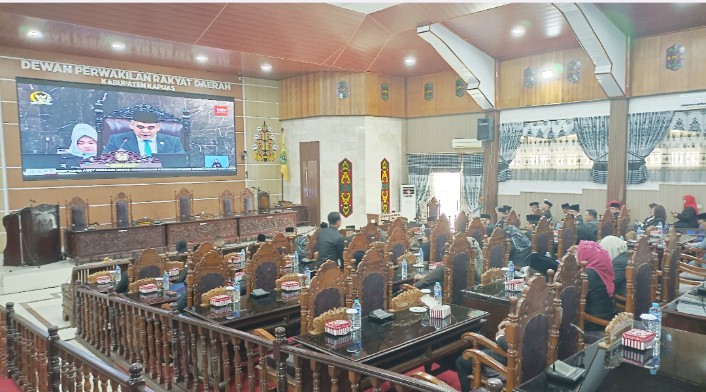 DPRD Kapuas Gelar Rapat Paripurna Istimewa Dengarkan Pidato Kenegaraan Presiden
