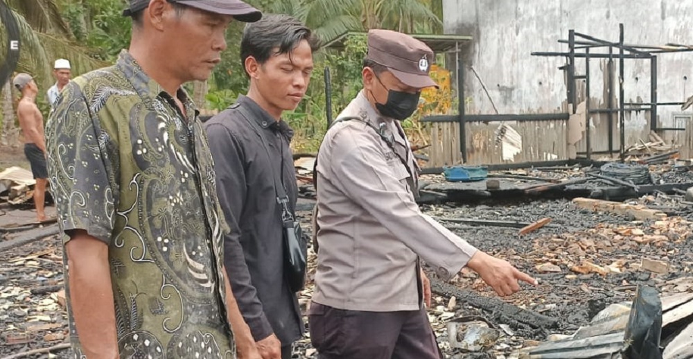 Kebakaran Hebat Babaung, Sarang Walet Ikut Hangus, Seorang Warga Terluka