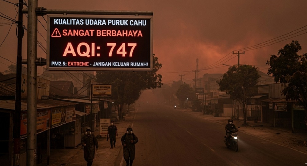 Kualitas Udara Puruk Cahu Masih Berbahaya, Tapi Ada Harapan Bagus Sore Nanti, Apa?