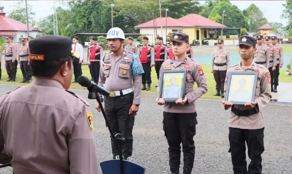 Kapolda Kalteng Pecat Dua Personel Polres Murung Raya, PTDH di Puruk Cahu
