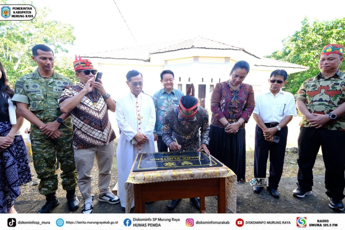 Biara Elioteria Murung Raya Diresmikan, Heriyus Tekankan Sinergi Gereja dan Pemerintah