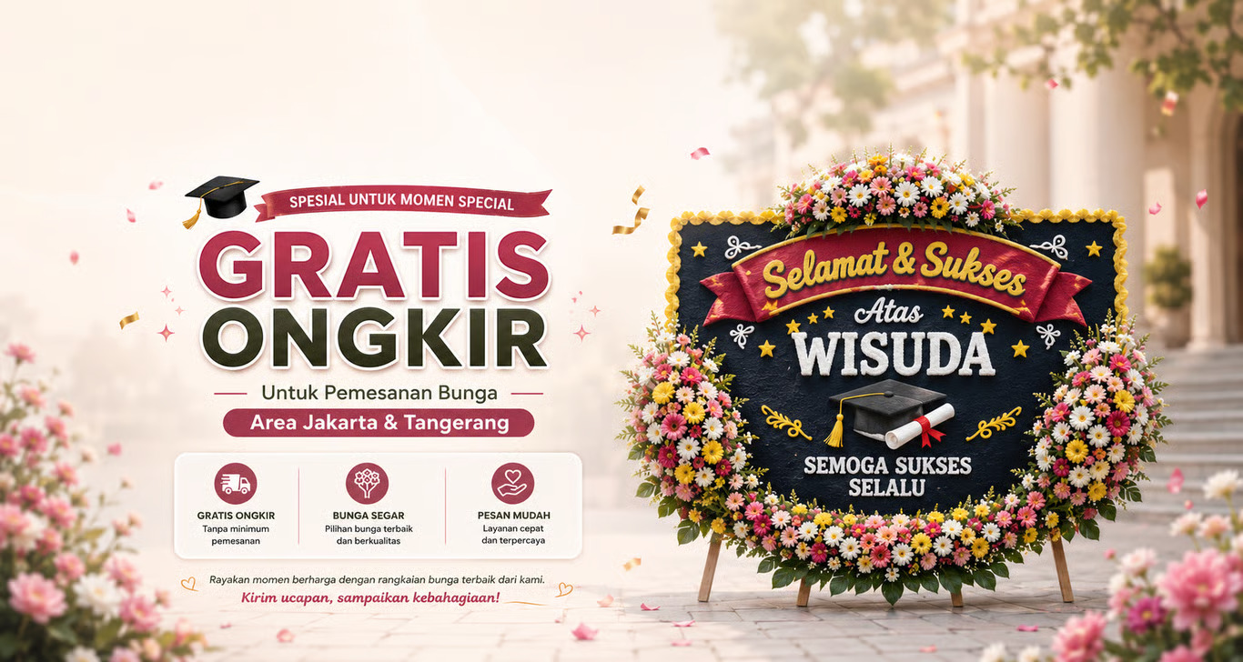 Tren Papan Bunga di Jakarta dan Tangerang: Simbol Perhatian yang Tak Lekang Waktu