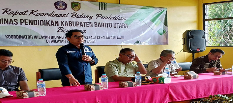Hadiri Rakor di Lahei, Kadinkes Barito Utara Ajak Sekolah Sinergi Cegah Stunting dan Gizi Buruk