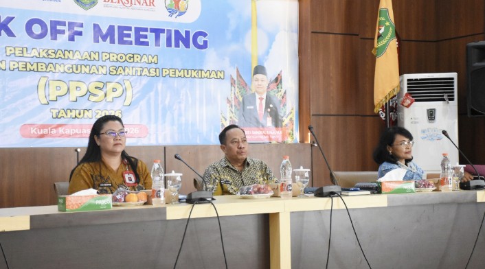 Pemkab Kapuas Perkuat Komitmen Pembangunan Sanitasi Permukiman