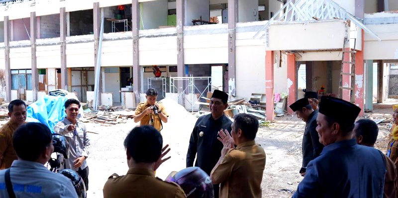 Bupati Shalahuddin Sidak Pembangunan RSUD Muara Teweh
