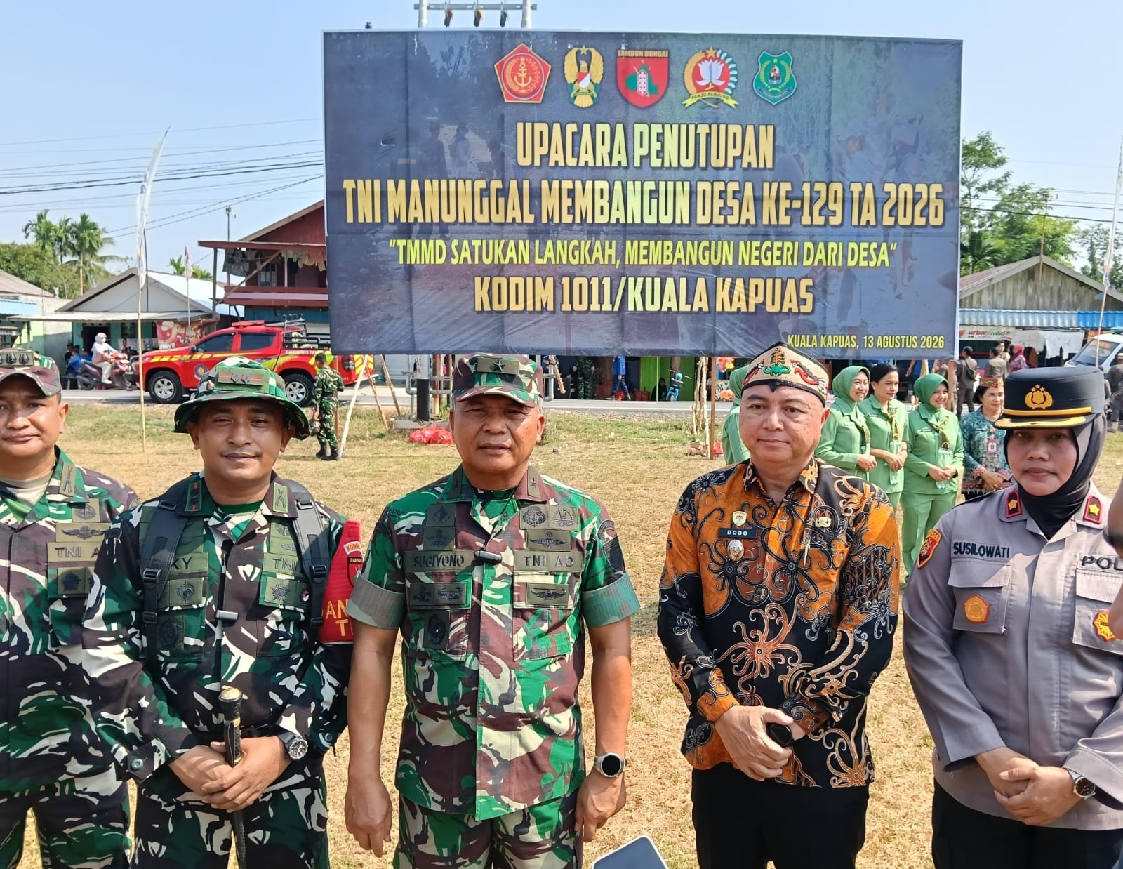 Wahyono Apresiasi TMMD ke-129 di Desa Bandar Raya