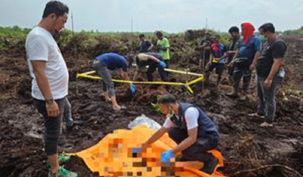 Asli Ngeri! Mau Bersihkan Lahan, Operator Alat Berat Ini Temukan Kerangka Mayat