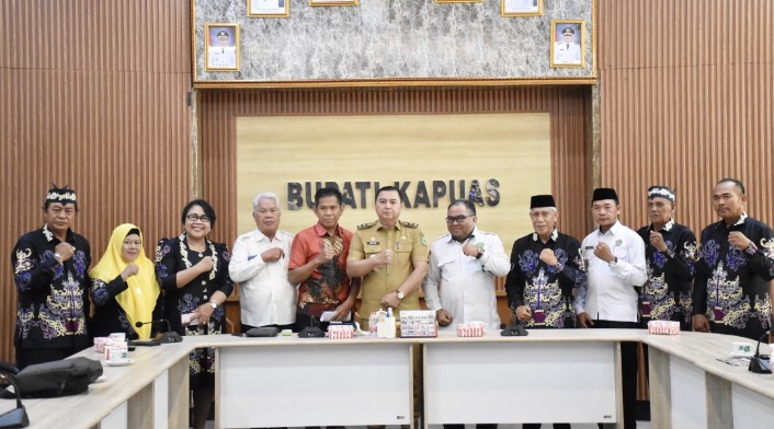 Wabup Kapuas Terima Audiensi FKUB Periode 2025–2030
