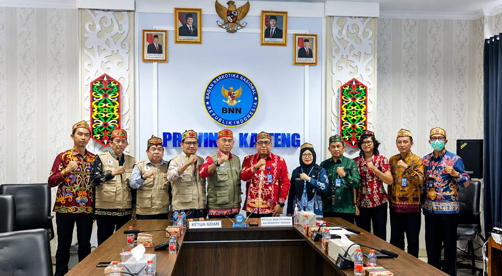 BNNP Kalteng Teken Kerja Sama dengan GDAN, Segera Canangkan Posko Antinarkoba di Puntun