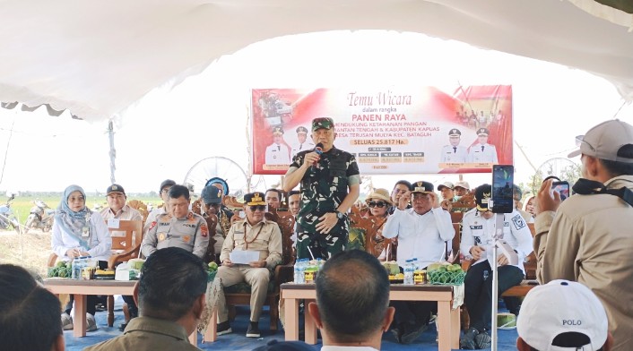 Panen Raya 25.817 Hektar, Pangdam Apresiasi Petani Kapuas