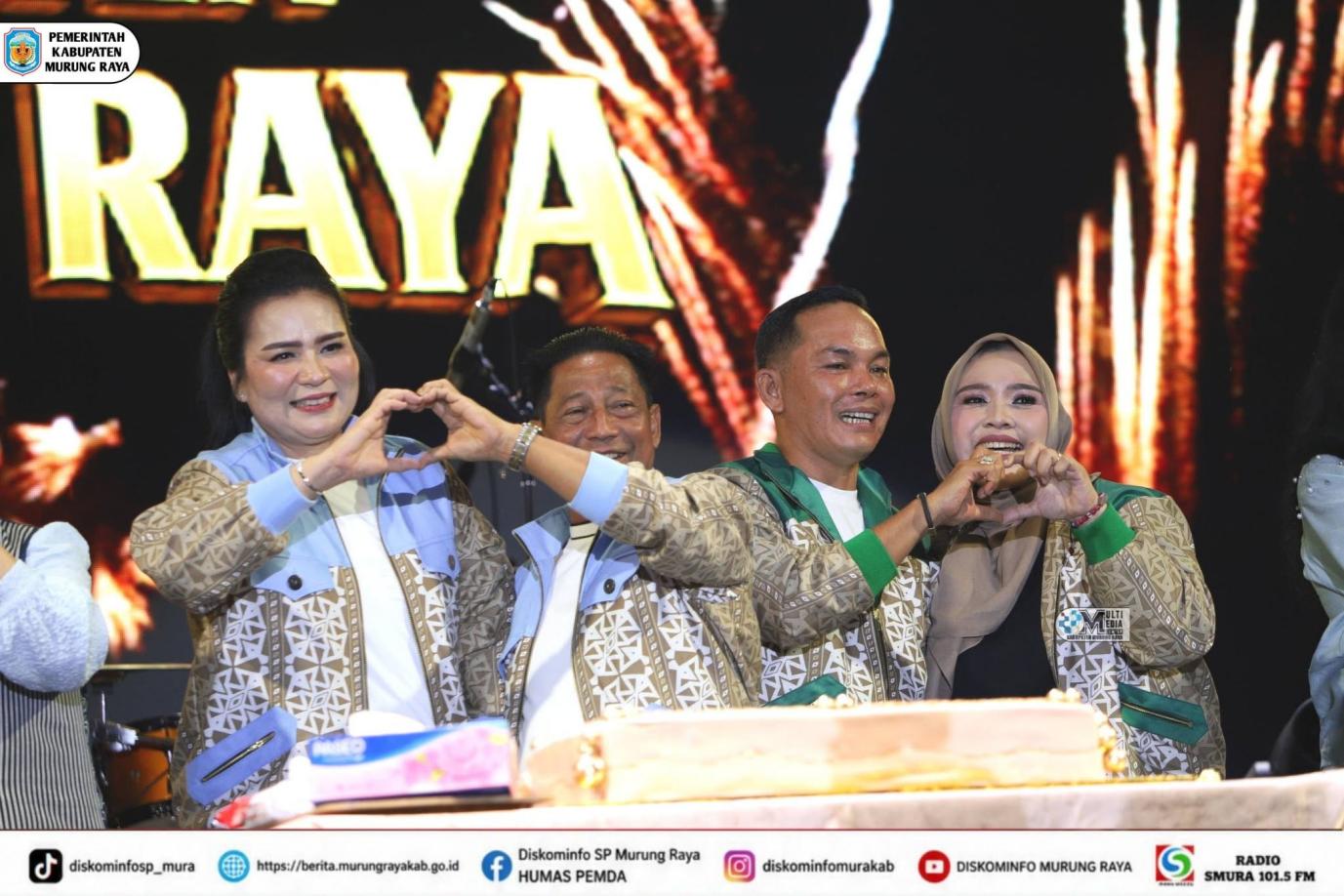 Malam Hiburan Rakyat Jadi Puncak Perayaan Hari Jadi ke-24 Murung Raya