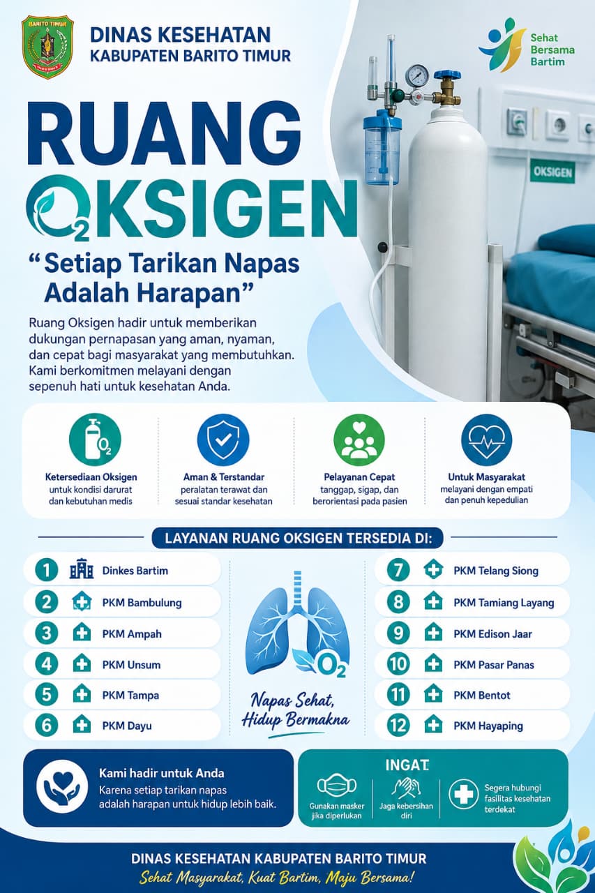 RSUD Tamiang Layang Siagakan Ruang Oksigen 24 Jam