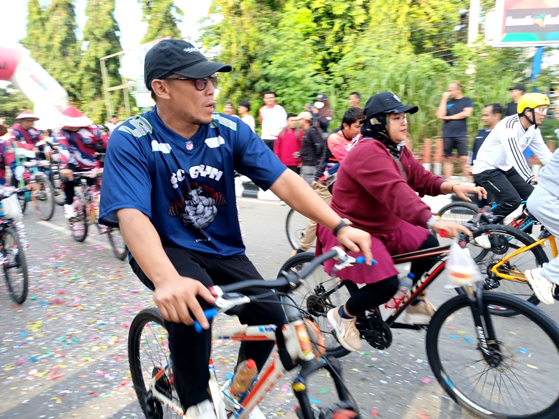 Parmana Setiawan Apresiasi Gowes Bareng Hari Jadi Barito Utara dan Hari Bhayangkara
