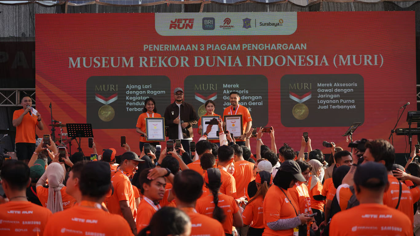 JETE Raih Tiga Rekor MURI di 2026: Perkuat Ekspansi Gerai, Layanan, dan Komunitas