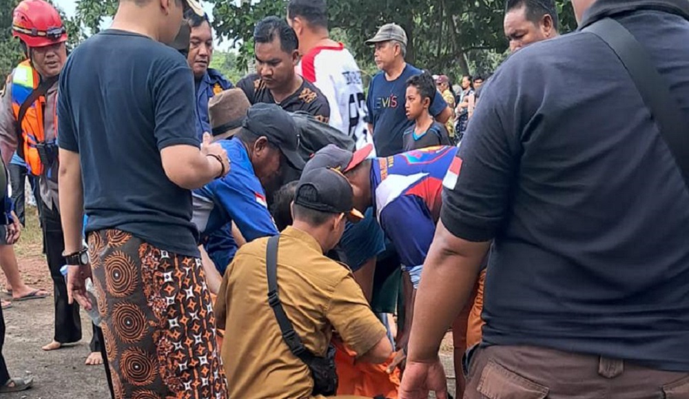 Andika Pelajar Tenggelam di Parenggean Ditemukan, Sayangnya.....