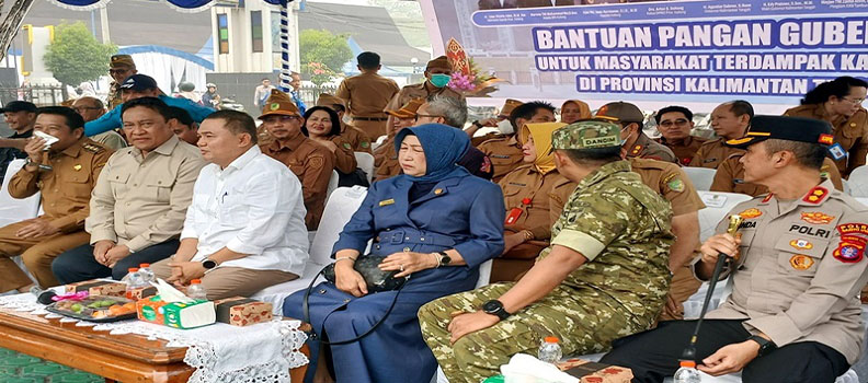 Ketua DPRD Barito Utara Apresiasi Pemprov Kalteng yang Cepat Tanggap Salurkan Bantuan Pangan Karhutla