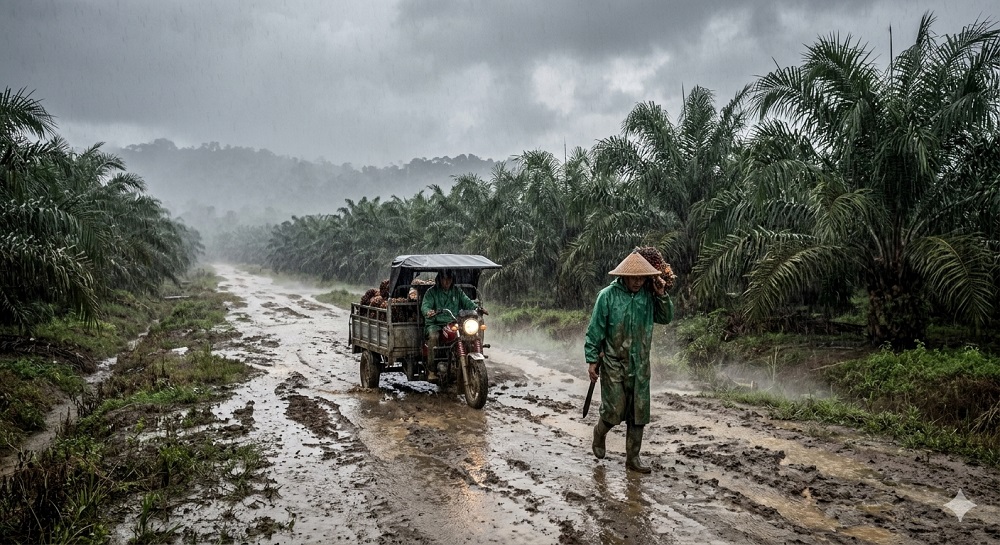 Sirkulasi Siklonik Tropis Algupit Bisa Picu Hujan di Kalimantan Barat dan Kalimantan Timur