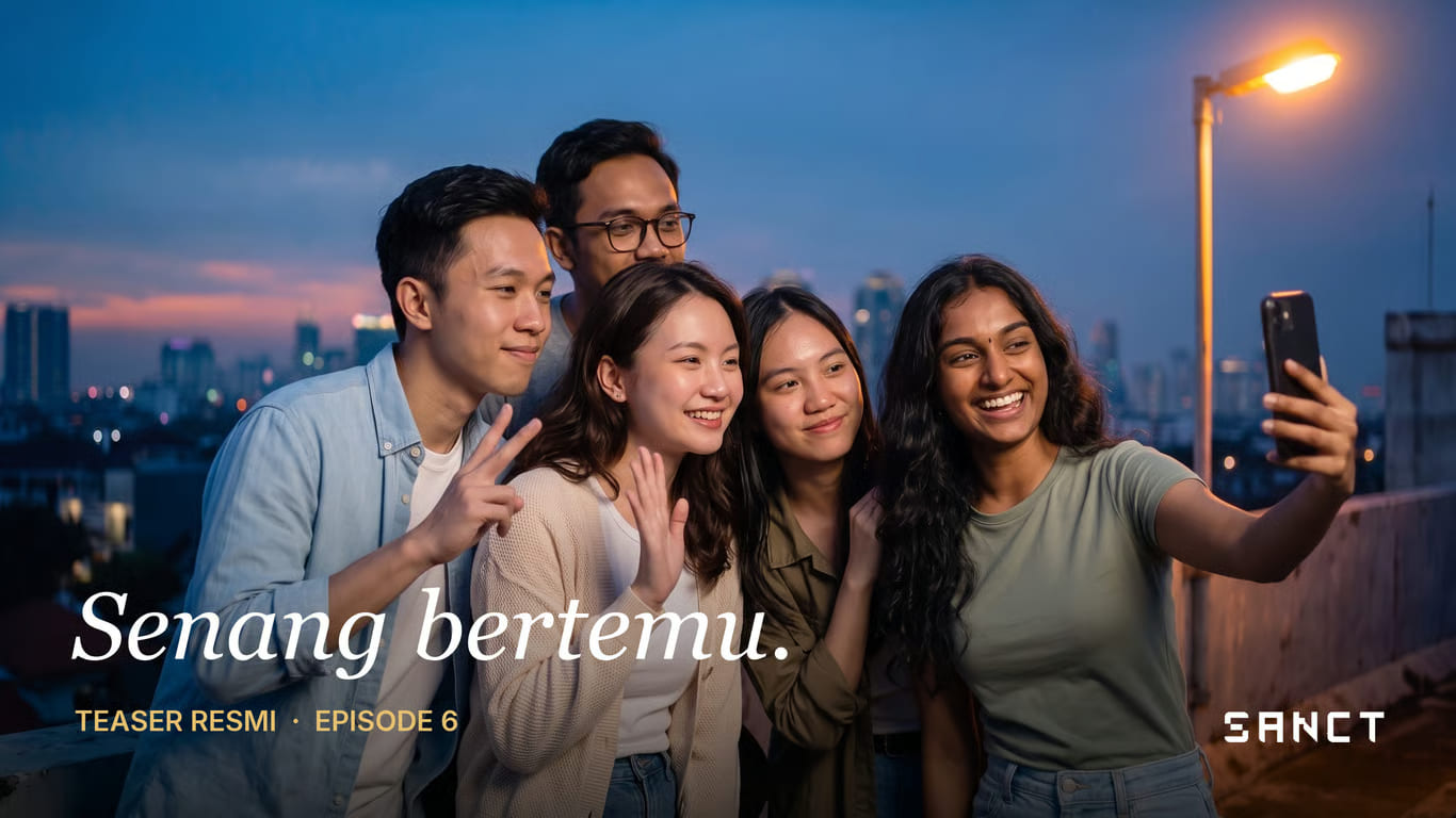 Berteman di Sanct Social Dimulai dari Bertemu Langsung: Episode 6 Satu Hari di Jakarta Bersama Teman Singapura-Malaysia
