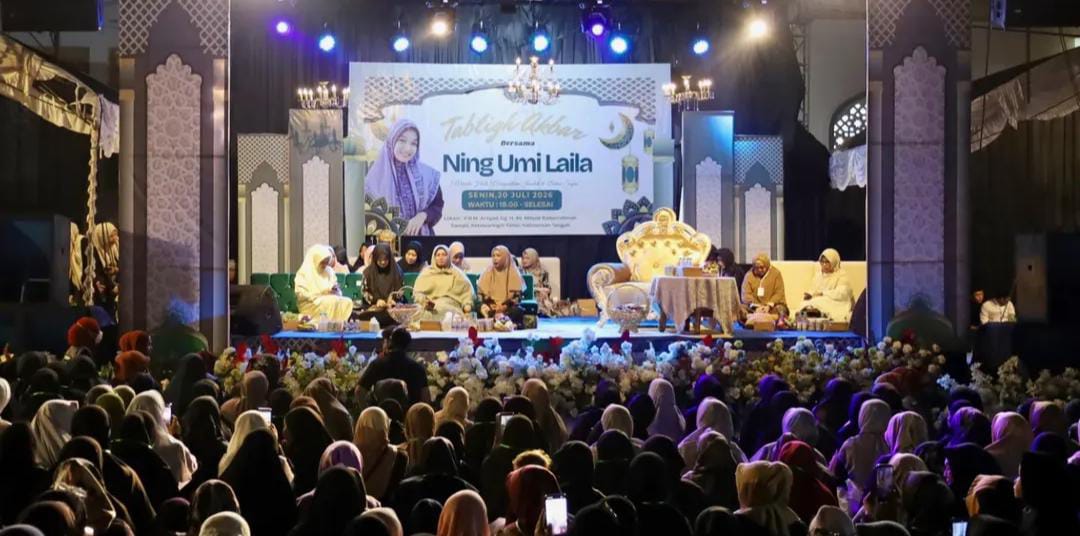 Tabligh Akbar Bersama Ning Umi Laila di Kotim Jadi Ruang Pembinaan Moral dan Spiritual