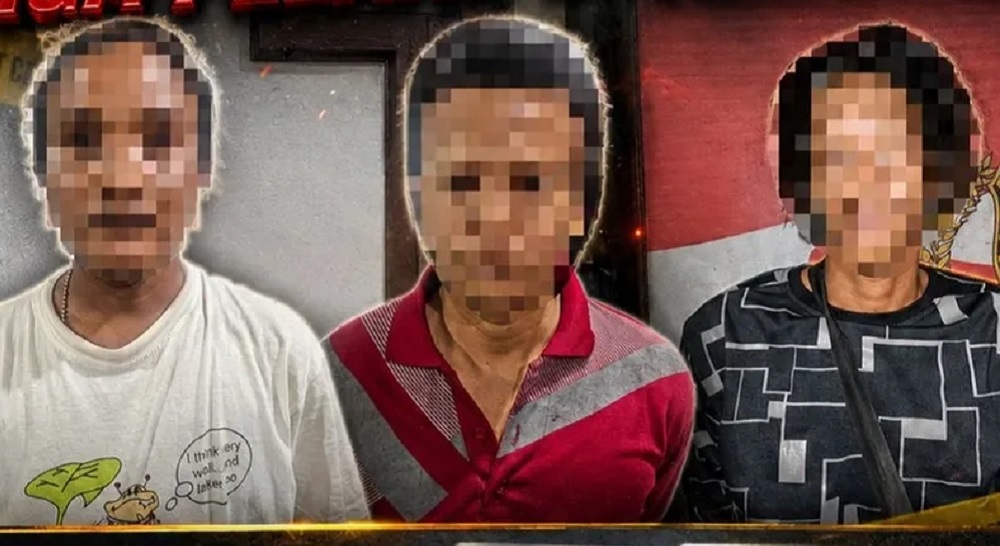 Ditangkap Malam Hari di Manuntung, Ternyata Trio Ini Pelaku Curat di Dadahup Kapuas
