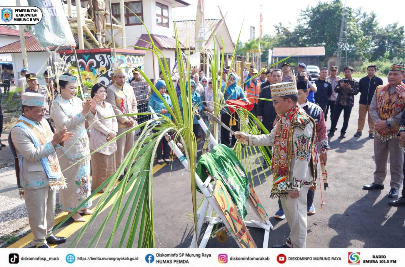 Bupati Heriyus Sambut Kedatangan Gubernur dan Ketua TP-PKK Kalteng