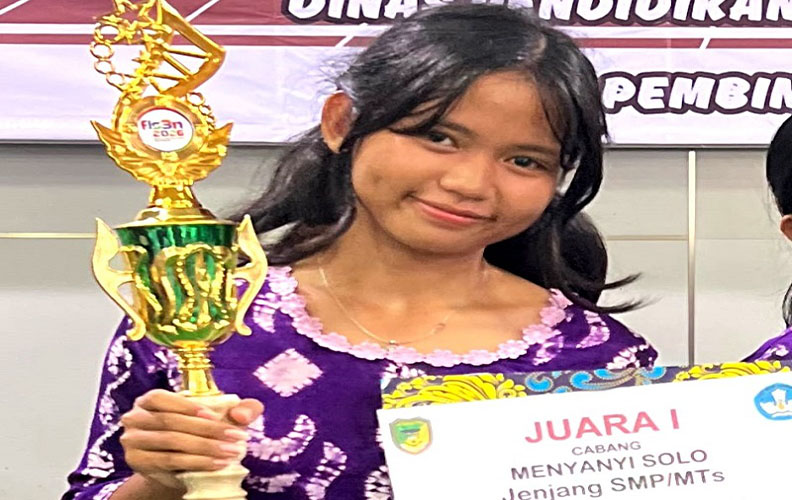 Jennica Nababan, Siswi SMPN 1 Muara Teweh Mewakili Kalteng di FLS3N Tingkat Nasional
