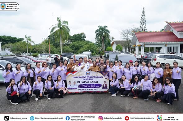 Heriyus Lepas Kontingen Pesparawi Mura ke Nasional