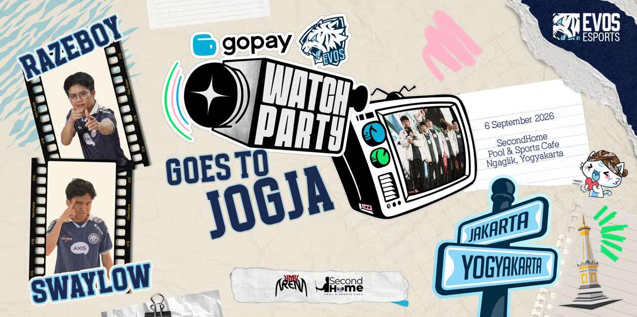 EVOS GoPay Watch Party Goes to Jogja, Bawa Atmosfer MPL Lebih Dekat ke Komunitas Kota Pelajar
