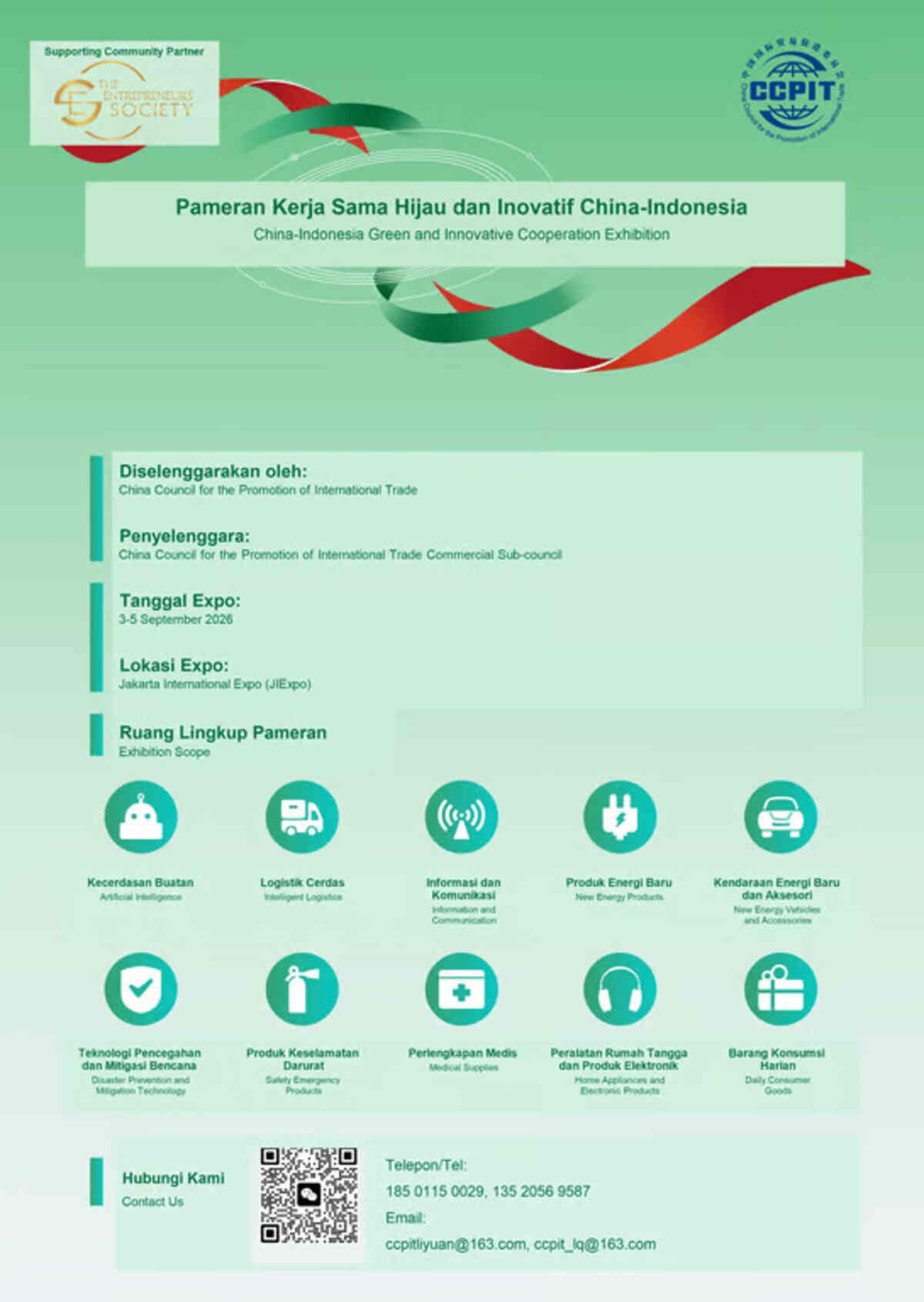 Pameran Kerja Sama Sustainability (Green) dan Inovatif China-Indonesia 2026 Segera Hadir