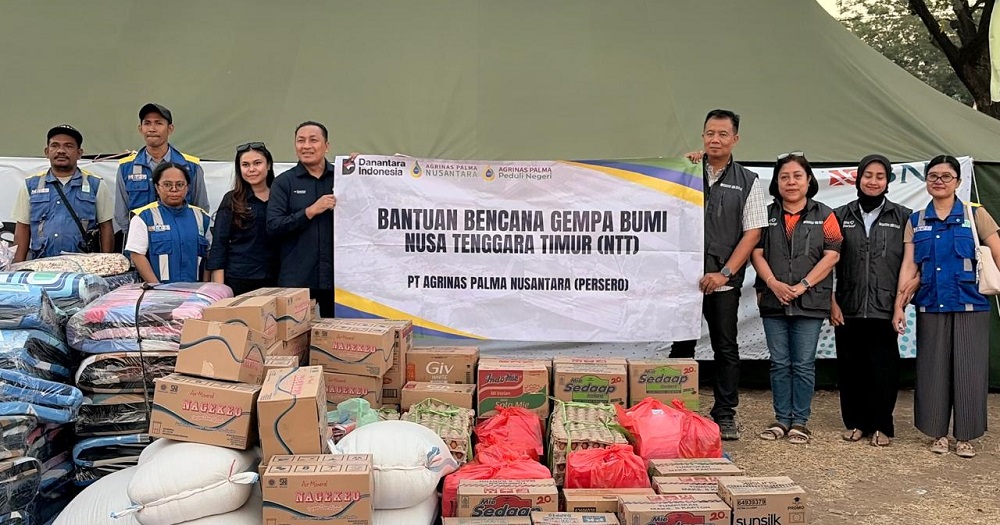 Tiga Hari Beruntun, Agrinas Palma Nusantara Tebar Bantuan untuk Korban Gempa NTT