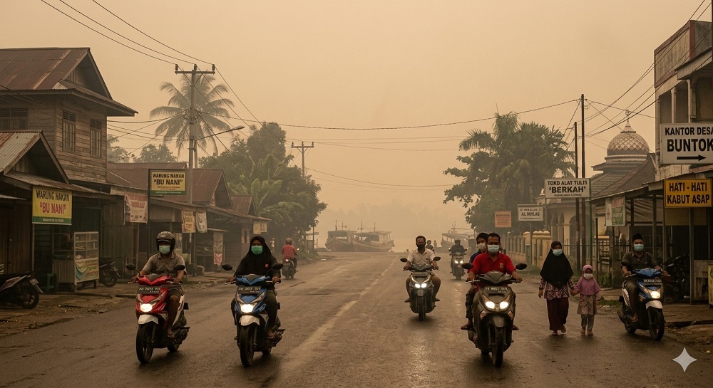 Prakiraan Cuaca Kalteng: Awas Kabut Asap di Barsel dan Barut, Daerah Lain Udara Kabur