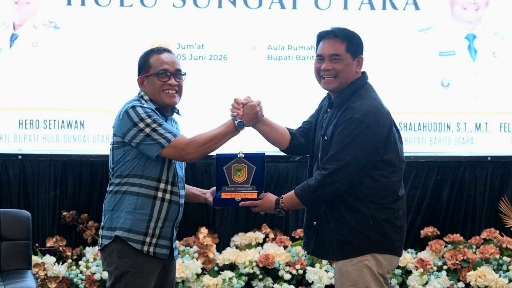 Silaturahmi Bupati HSU dan Barito Utara Eratkan Kerja Sama
