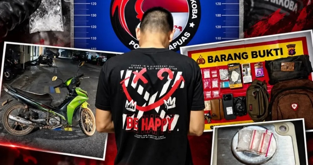 Gurihnya Bisnis Sabu-sabu di Kebun Sawit, Pria Ini Diciduk Polres Kapuas di Mantangai