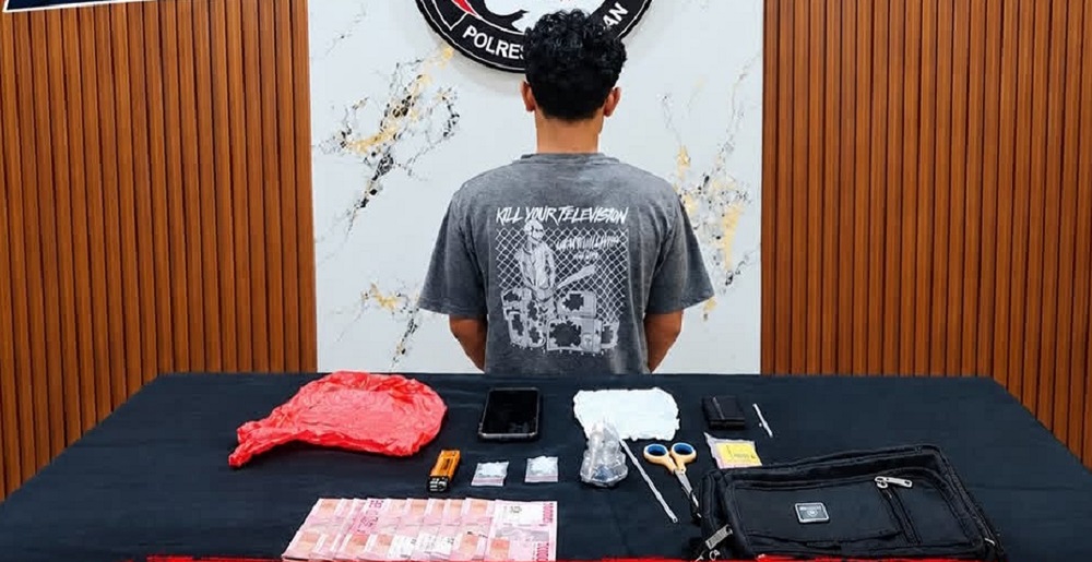 Gerak-geriknya Mencurigakan di Polres Katingan, Pemain Sabu-sabu Ini Akhirnya Diciduk di Hampalit 