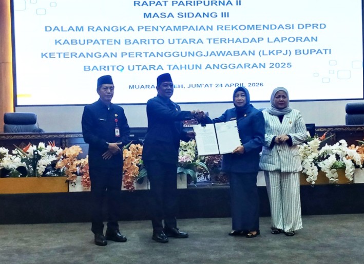 Felix Tegaskan Komitmen Pemkab Barito Utara Jalankan Rekomendasi DPRD