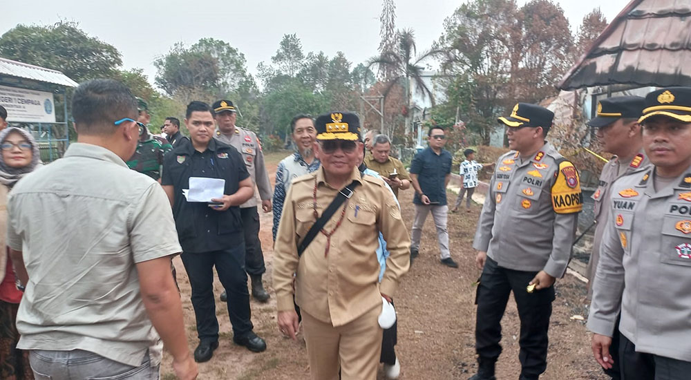 Kunjungi SMAN 1 Cempaga, Gubernur Agustiar Targetkan Bangunan Rusak Dibangun Tahun Ini