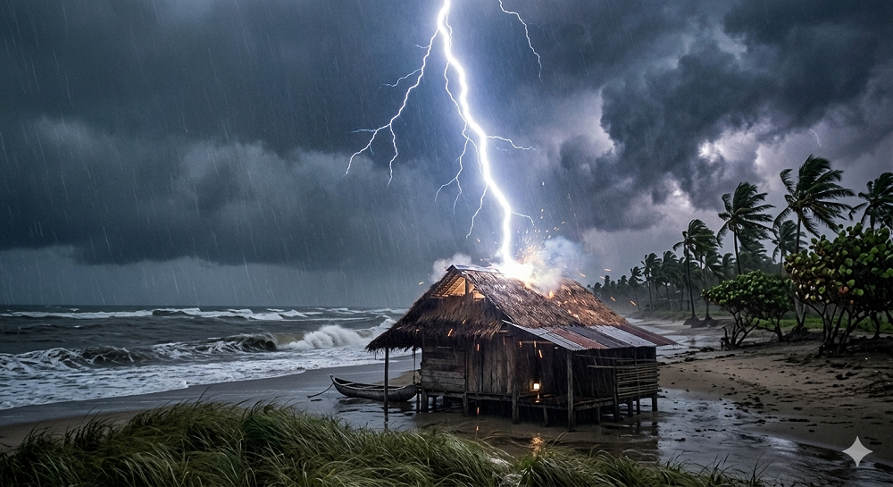 Prakiraan Cuaca Kotabaru Hari Ini, Waspadai Hujan Petir di Tiga Kecamatan Ini