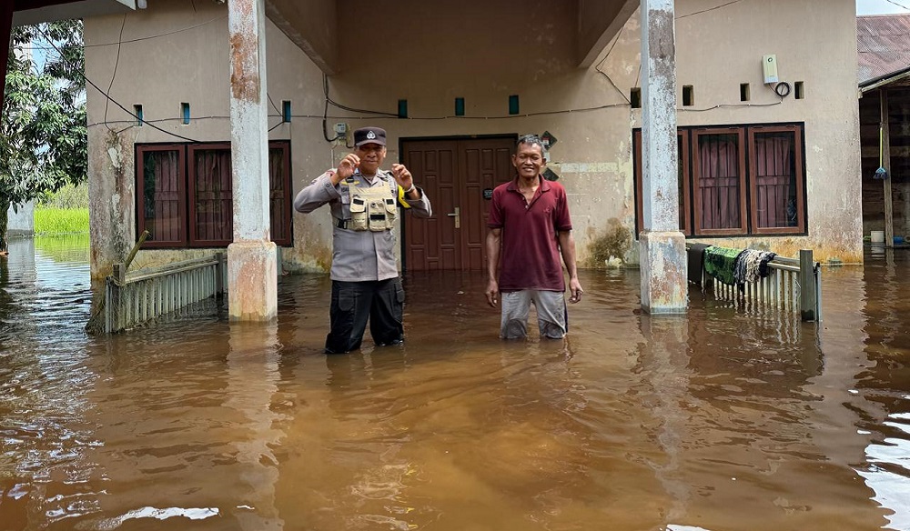 Banjir Rendam 120 Rumah di Desa Sei Ubar, BPBD: Ini Bukan Banjir Kiriman dari Hulu