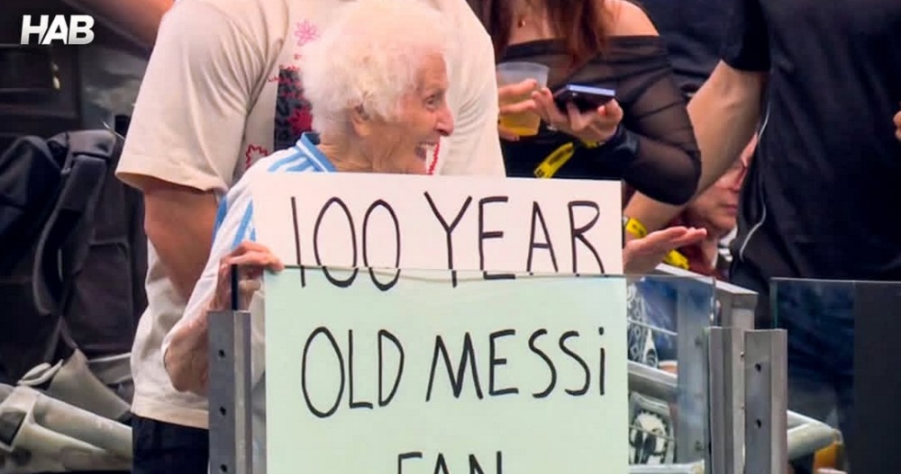 Uniknya Fans Tertua Lionel Messi, Usianya 100 Tahun dan Pernah Goda Sang Megabintang