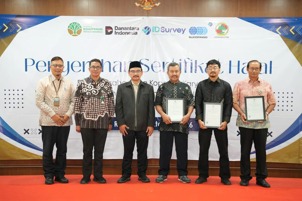 HUT ke-70 SUCOFINDO: Fasilitasi Sertifikasi Halal Gratis bagi 22 Tenant Kantin Kementerian Kehutanan
