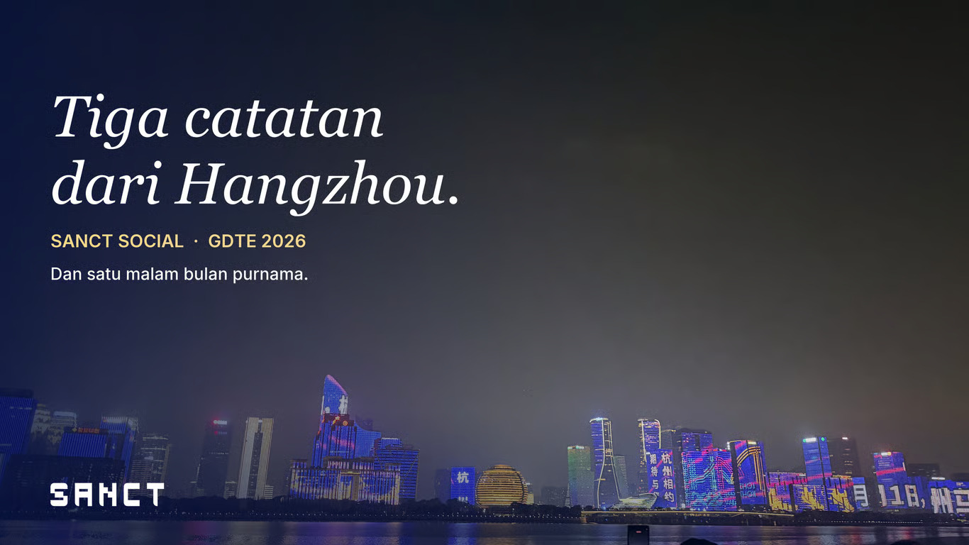 Tiga Catatan dari Hangzhou: Pendiri Sanct Social soal Dukungan Tiongkok untuk Startup, Pembagian Peran Antarkota, dan Malam Bulan Purnama yang Menggerakkan Satu Kota