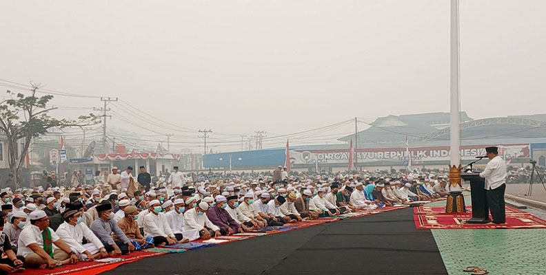 Hadapi Kemarau Panjang dan Karhutla, Pemkab Barito Utara Bersama Tokoh Agama Gelar Salat Istisqa