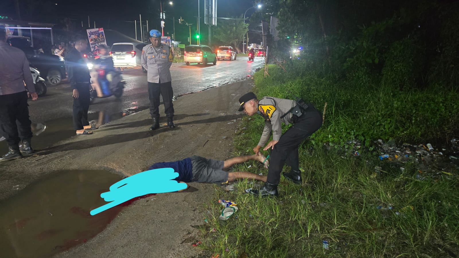Polisi Selidiki Kematian Pemuda di Jalan Pramuka