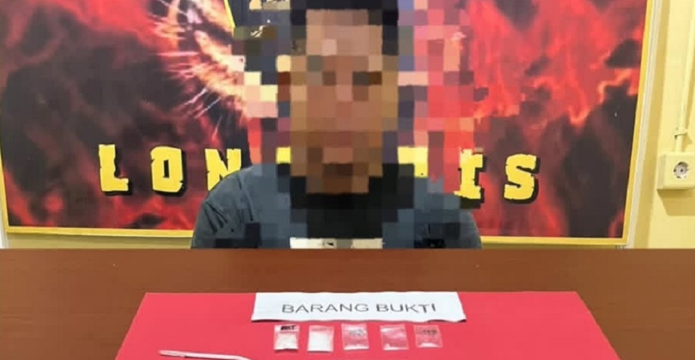 Di Kebun Sawit, Pengedar Sabu-sabu Diringkus Polsek Long Ikis, 11 Paket Serbuk Kristal Jadi Bukti