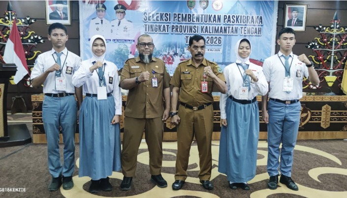 Empat Wakil Kapuas Lolos Seleksi Paskibraka Provinsi Kalteng, Satu Melaju ke Seleksi Tingkat Pusat