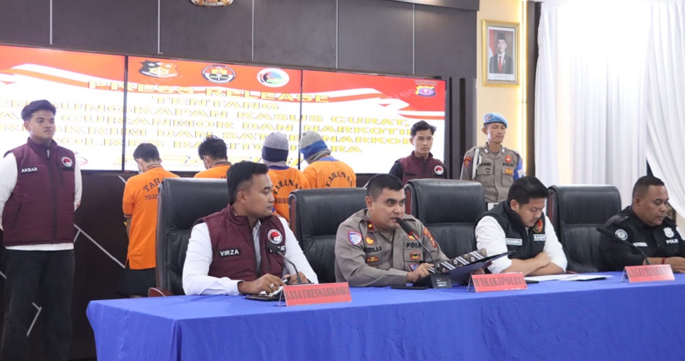 Daftar 9 Kasus Sabu-sabu Menarik Barito Utara Januari-Juni 2026, Nomor 6 Paling Heboh