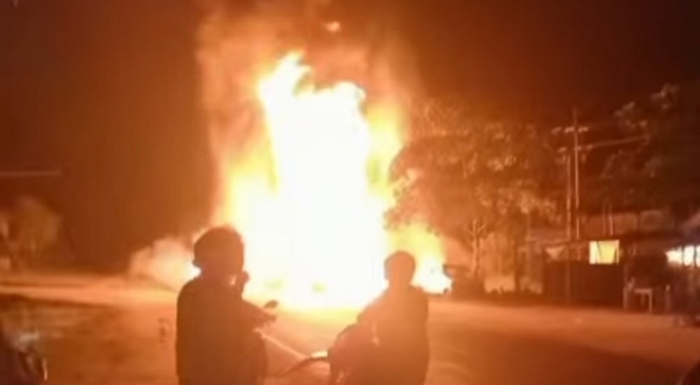 Ada Apa di Kotim? Mobil Terbakar Lagi Tengah Malam di Jalur Sampit-Pangkalan Bun