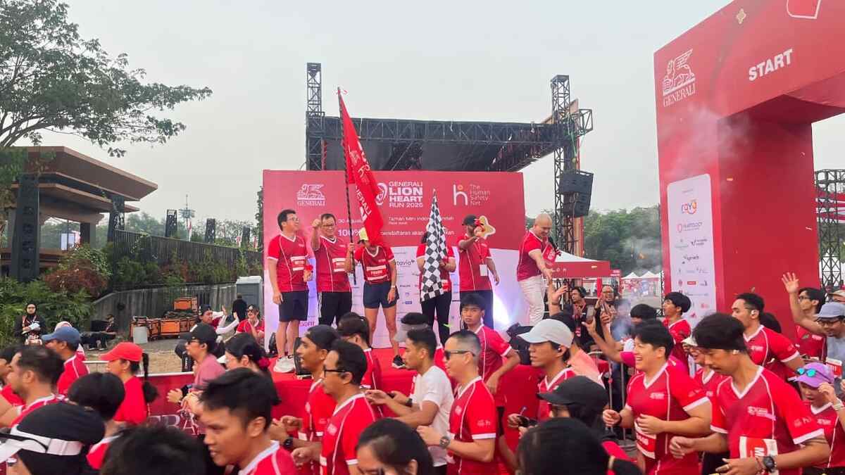 Bank Raya Dorong Gaya Hidup Aktif dan Kebiasaan Menabung melalui Raya Active di Generali Lion Heart Run 2026