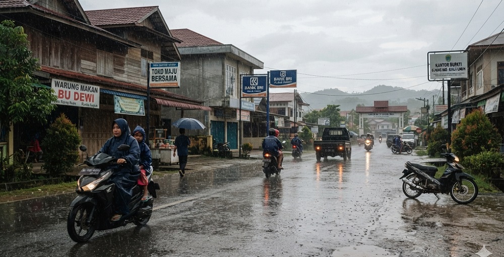 Prakiraan Cuaca Gunung Mas: Ini Deretan Kecamatan Dibasahi Hujan Ringan Hari Ini